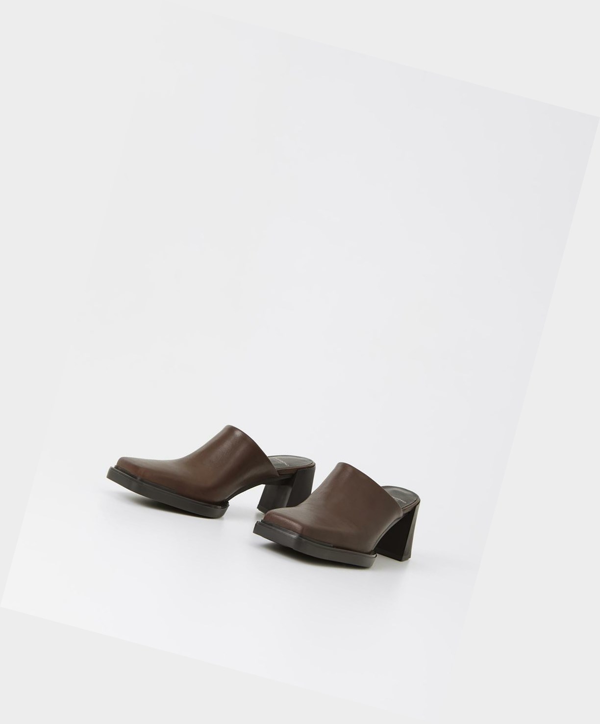 Vagabond Edwina Mules Dame Mørkebrune | 4398NXUKW