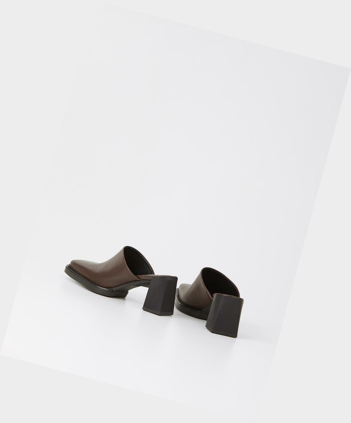 Vagabond Edwina Mules Dame Mørkebrune | 4398NXUKW