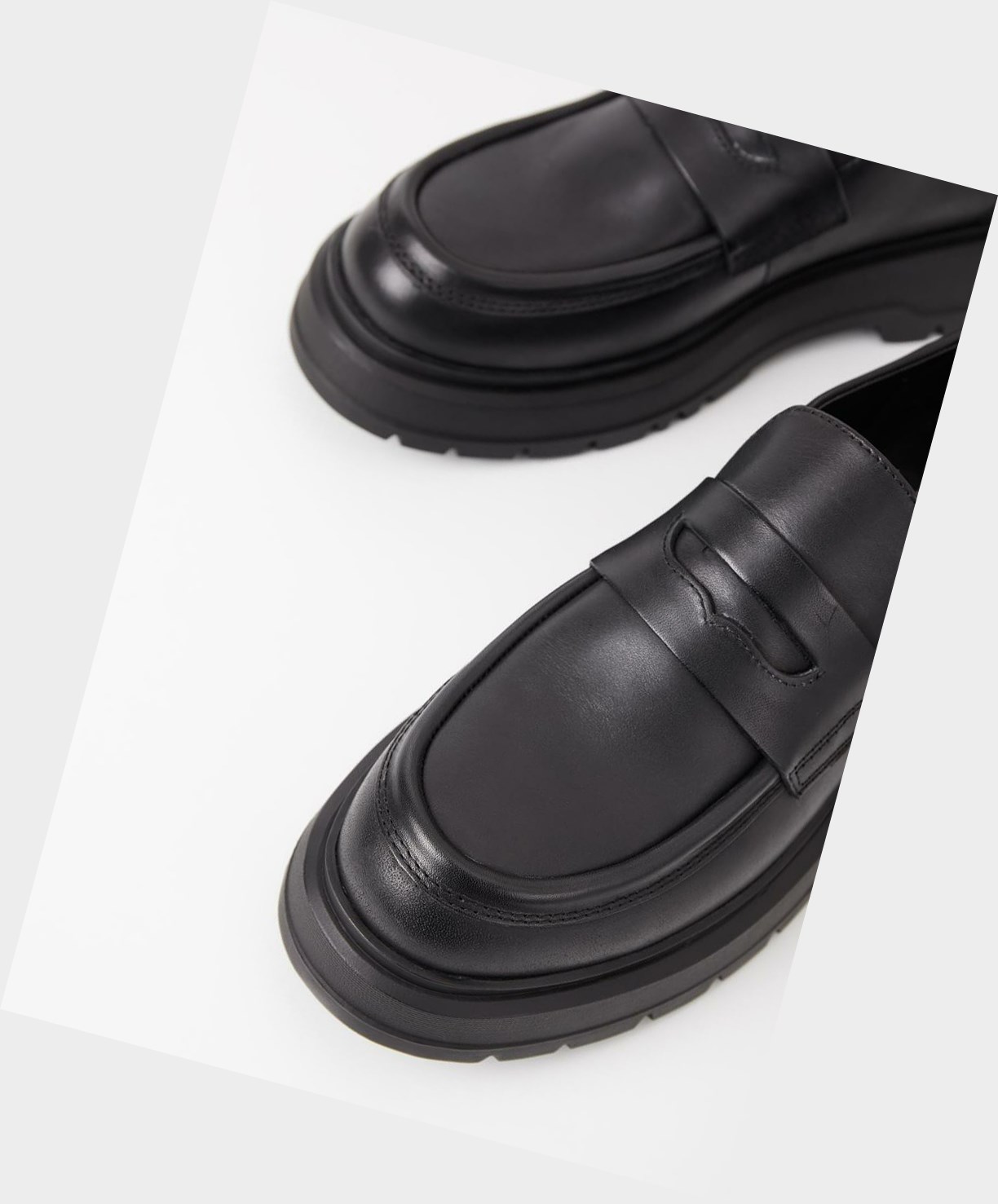 Vagabond Jeff Loafers Herre Sort | 2495KRZMP