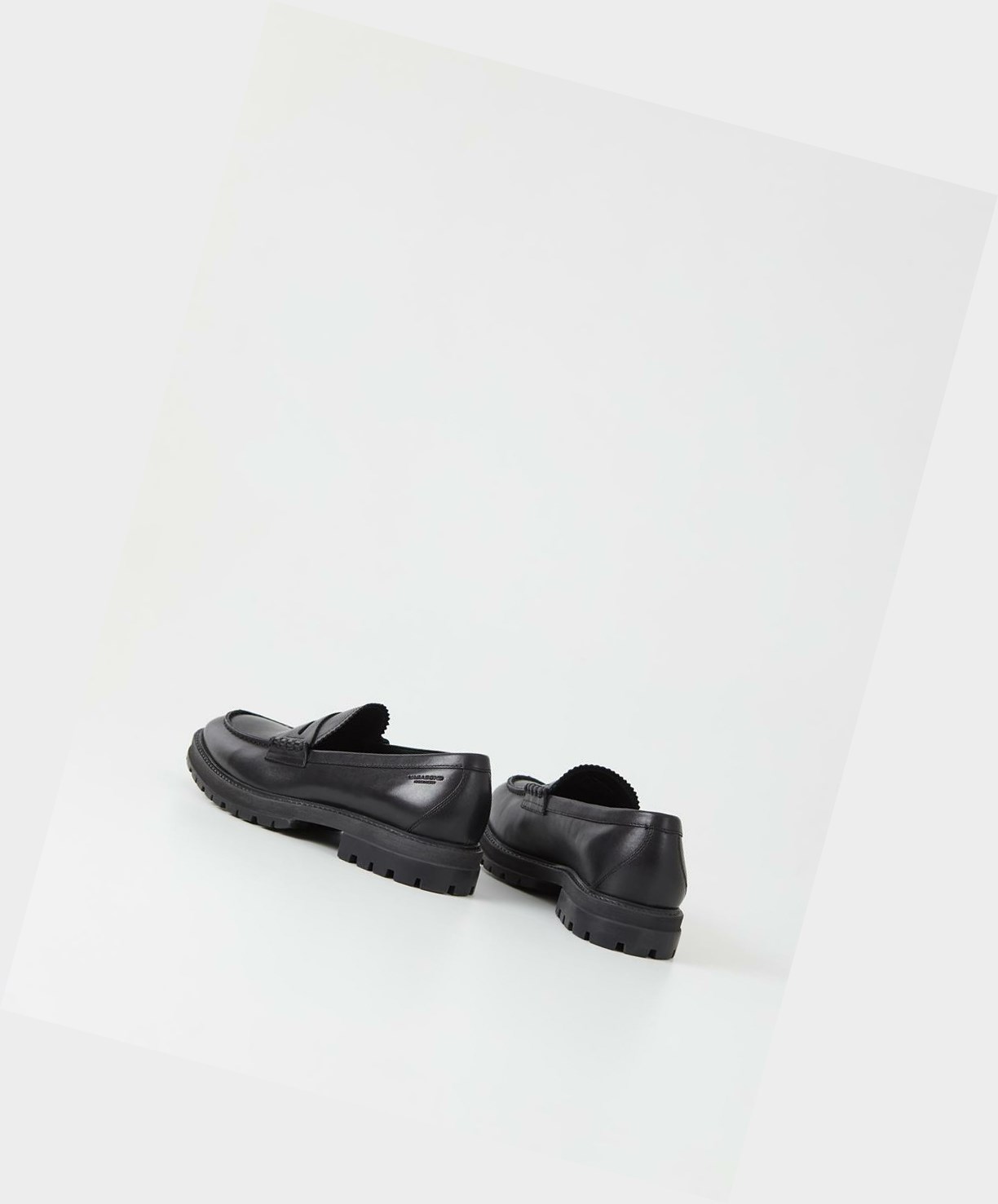 Vagabond Johnny Loafers Herre Sort | 2573LQFDV