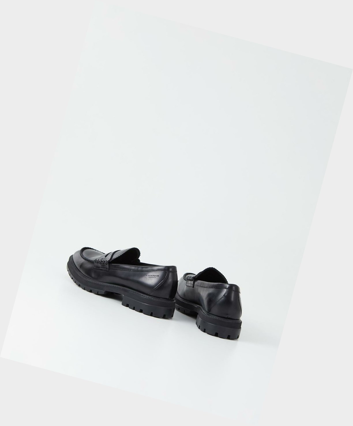 Vagabond Johnny Loafers Herre Sort | 2591ZFVYG