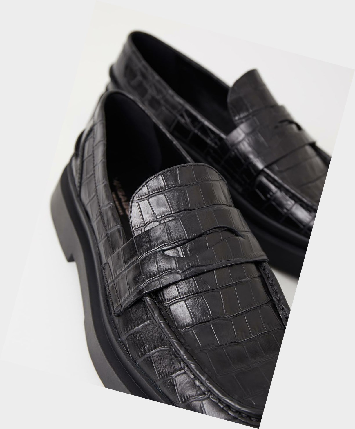 Vagabond Mike Loafers Herre Sort | 5394VEUGZ