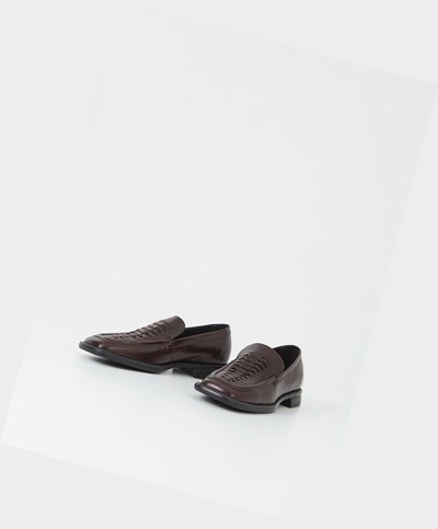 Vagabond Brittie Loafers Dame Mørkebrune | 4028UREHO