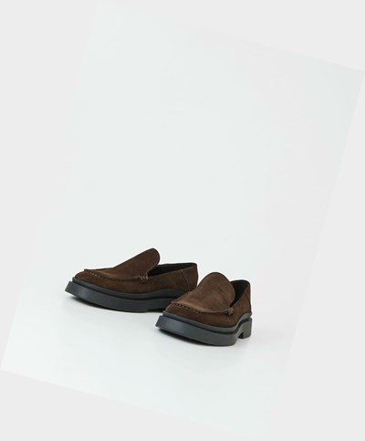 Vagabond Mike Loafers Herre Mørkebrune | 8749CJDEL