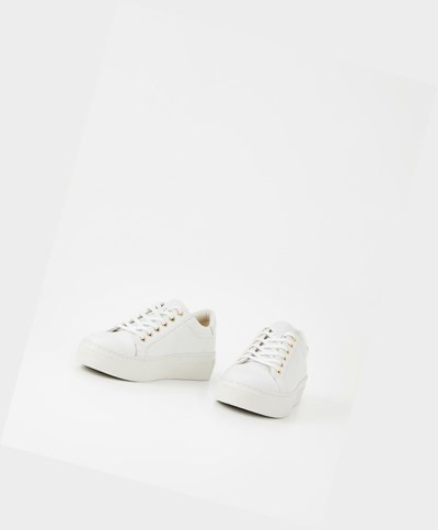 Vagabond Zoe Platform Sneakers Dame Hvide | 3650GNJCW